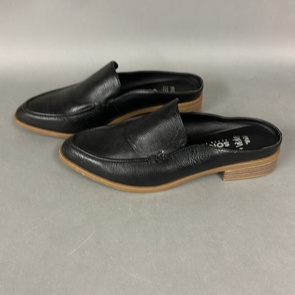 Sonoma Black Slip on Mule Loafers Size 8 - Picture 4 of 7
